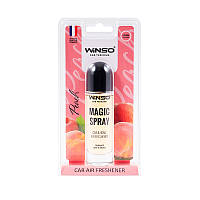 Освіжувач повітря в блістерній упаковці WINSO Magic Spray 30 мл. - Peach (20шт/уп)