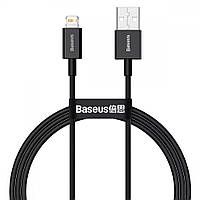 Кабель Baseus CALYS-A01 Superior Series Fast Charging Lightning 2.4A 1m black