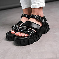 Женские сандалии Fashion Nala 3665 37 размер 23,5 см Черный h