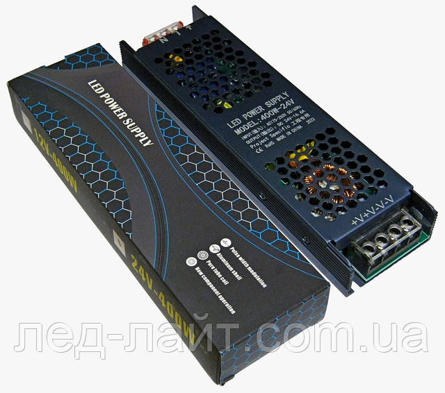 LED power supply 400w 24v 16 a slim