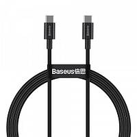 Кабель USB 2.0 Type-C M-M Baseus CATYS-B01 1м 20V/5A 100W Dynamic Series Черный