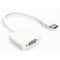 Переходник USB 3.0 VGA Full HD Value S0380 0.2м белый