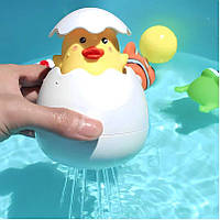 Игрушка для купания, детская утка "Яйцо пингвина", разбрызгиватель для ванной комнаты
