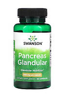 Для здоров'я підшлункової Swanson Pancreas 500 mg 60 Capsules