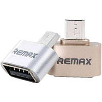 Переходник RA-OTG USB(F) to microUSB(M) Silver Remax 340901 h