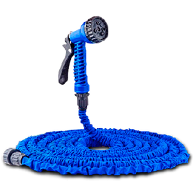 Шланг X-HOSE 45 метрів для поливу посилений з розпилювачем Magic Hose, синій iC227