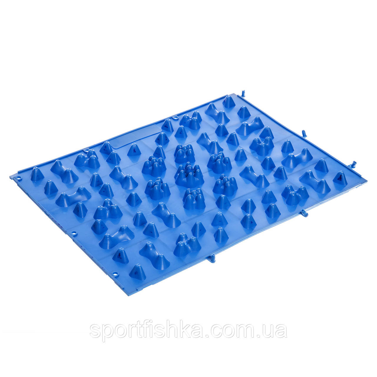 Килимок пазл синій ортопедичний масажний стопи 38х27, фото 1