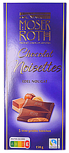 Молочний Шоколад із Кремом із Лісової Нуги Moser Roth Chocolat Noisettes Edel Nougat 150 г Німеччина