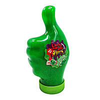 Вязкая масса, слайм "LIKE Magic Slime" LMS-01-01U 300 гр (Зеленый) Toyvoo В'язка маса, слайм "LIKE Magic