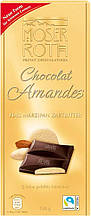 Шоколад чорний Moser Roth Chocolat Amandes Edel Marzipan Zartbitter з марципаном 150 г Німеччина