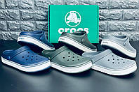 Шлепанцы Crocs мужские Шлепки тапочки кроксы сабо пляжные