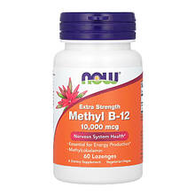 Вітаміни NOW Foods Methyl B-12 10000 mcg 60 Lozenges