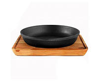 Сковорода чавунна із підставкою Brizoll Horeca H2040-D 20 см h