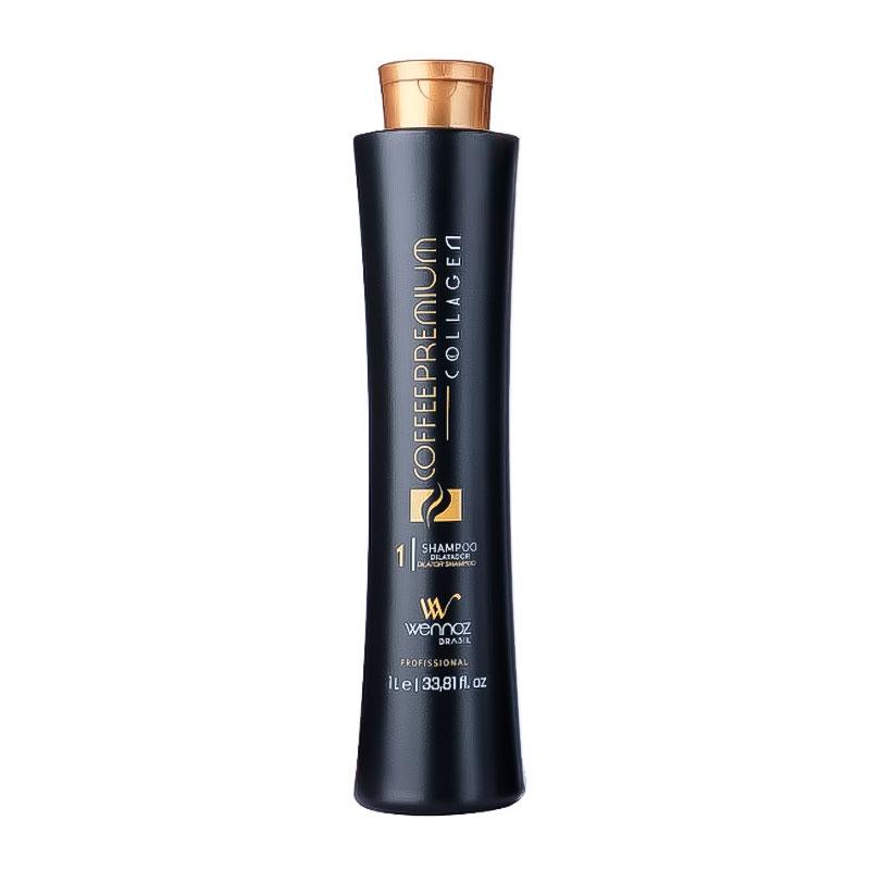 Технічний шампунь Wennoz Brasil (Honma Tokyo) Coffee Premium Collagen Dilator Shampoo 1000 мл (заводська)