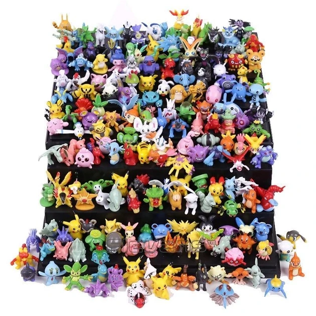 Великий набір фігурок Покемонів 144 шт, колекційні іграшки-статуетки Покемони