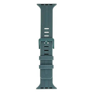 Ремінець Silicone Shine Band для Apple Watch 38/40/41 mm Dark Green