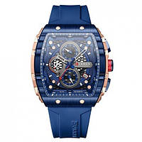 Чоловічий наручний класичний годинник Curren Jungle (Сині)