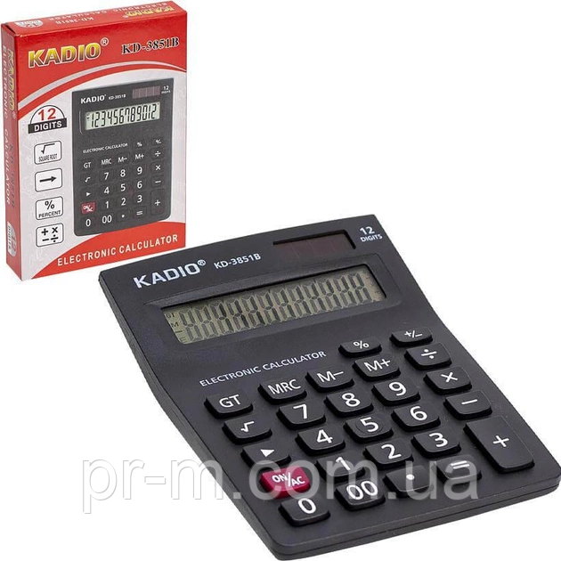 Калькулятор KADIO KD-3851B (середній)