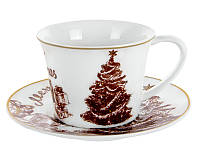 Чашка с блюдцем Lefard Merry Christmas 924-744 250 мл 2 предмета l