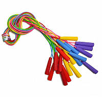 Гр Скакалка резинова кольорова S0002 (10) довжина 2,4 м. ЦІНА ЗА ЗВ ЯЗКУ, У ЗВ ЯЗЦІ 10ШТ "M Toys"