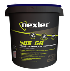 Битумно-смоляная мастика модифицирована SBS каучуком NEXLER GR уп.20 кг