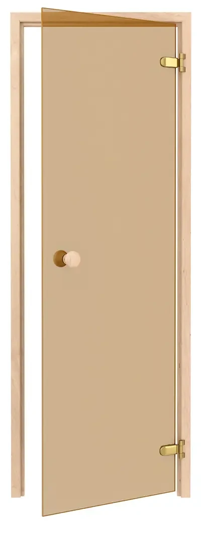 Двері для лазні та сауни Haserv Trendline бронза 70/190
