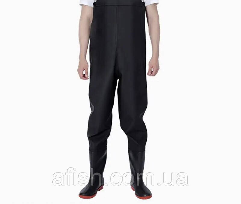 Вейдерси Заброди ПВХ двошарові 44 розмір (маломірять), фото 1