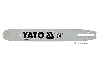 Шина для пили YATO l= 14"/ 36 см (52 ланки) 3/8" (9,52 мм). Т-0,05" (1,3 мм) ]