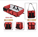 Переноска-ліжка для немовлят Baby room Червона, фото 3