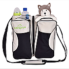 Переноска-ліжка для немовлят Baby room Червона, фото 5