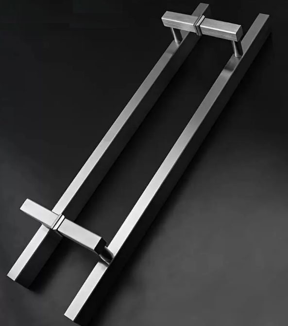 Комплект Дверна ручка Скоба нержавіюча сталь G107 1000 мм Сатин