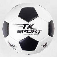 М'яч футбольний C 50478 (60) "TK Sport", 1 вид, вага 410-420 грамів, гумовий балон з ниткою, матеріал PU,