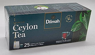 Чай цейлонський "Dilmah" 25 пак/уп 50 грам