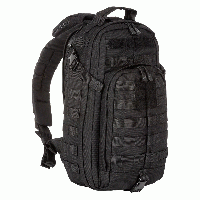 Сумка-рюкзак однолямкова 5.11 TACTICAL RUSH MOAB 10, тактична міцна чорна сумка слінг на 18 літрів НАТО