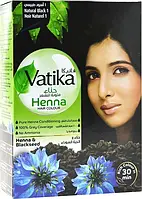 Фарба для волосся на основі хни Dabur Vatika Naturals 1 Натуральний чорний 60 г