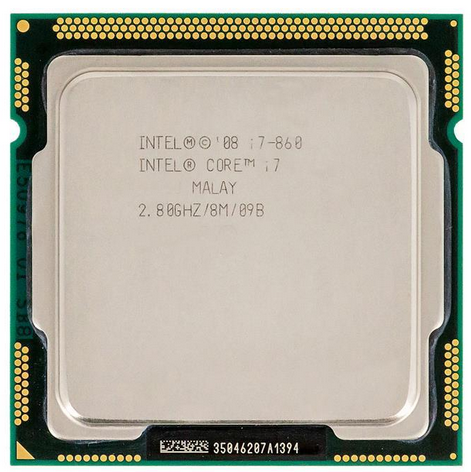 ПОТУЖНИЙ 4-ЯДЕРНИК на S1156 Intel i7-860 2,8 ГГц, LGA1156, 4 ЯДРА — 8 ПОТОКІВ ( BV80605001908AK )