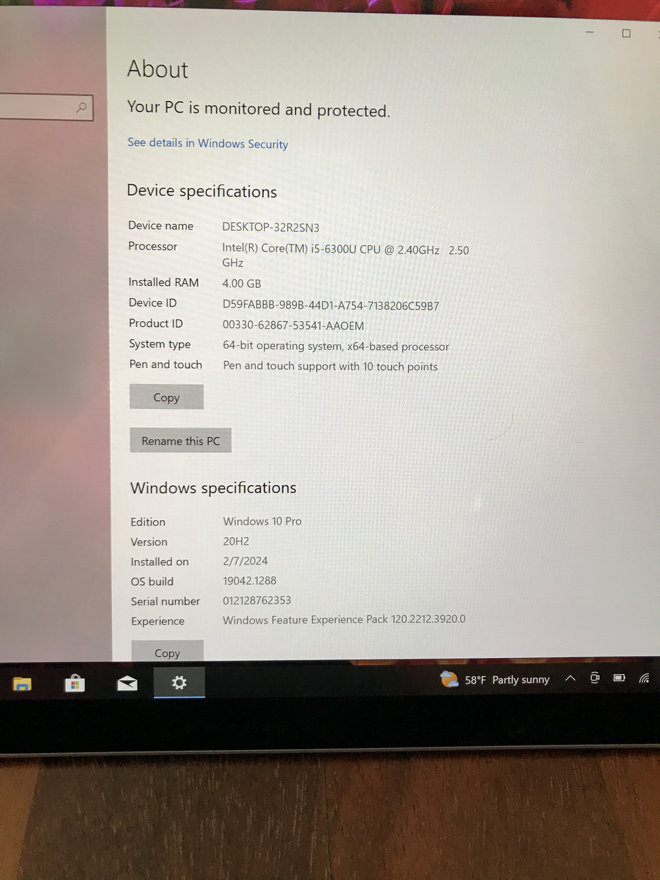 Microsoft Surface Pro 4. Windows 10 pro/ i5/4gb/ssd 128 - фото 3 - id-p2102475933