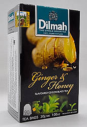 Чай цейлонський "Dilmah" Імбир і мед 20 пак/пап 30 грамів