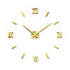 Настінний годинник 3D DIY CLOCK 173720 Золото, фото 5