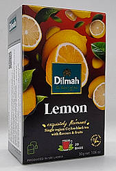 Чай цейлонський "Dilmah" Лимон 20 пак/пач 30 грамів