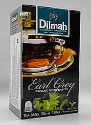 Чай цейлонський "Dilmah" з бергамотом 20 пак/уп 30 грамів