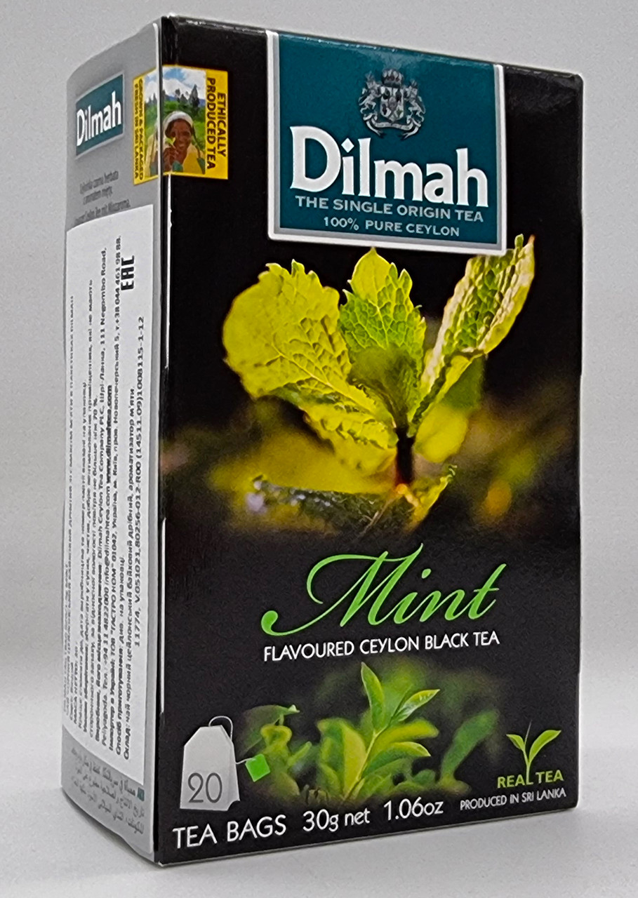Чай цейлонський "Dilmah" М'ята 20 пак/пач 30 грамів