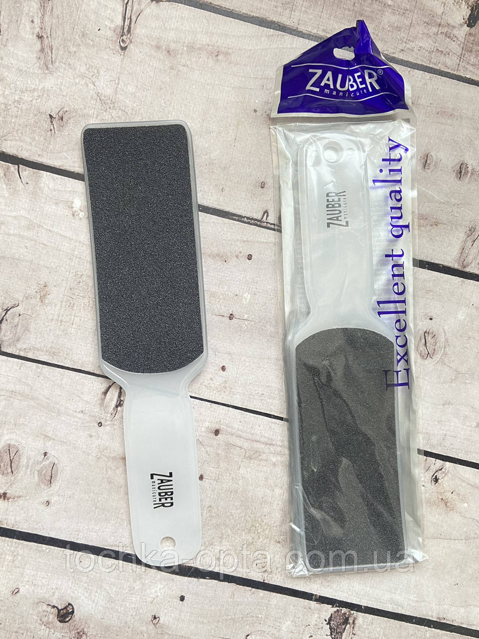 Тертка для п'ят Zauber двостороння наждак, фото 1