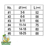 Набір екстракторів зламаних болтів екстрактори 6 штук Yato YT-0590, фото 3