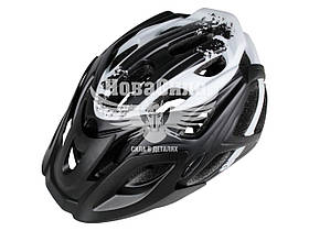 Велосипедний шолом (Greys) M чорно-білий   GR21143