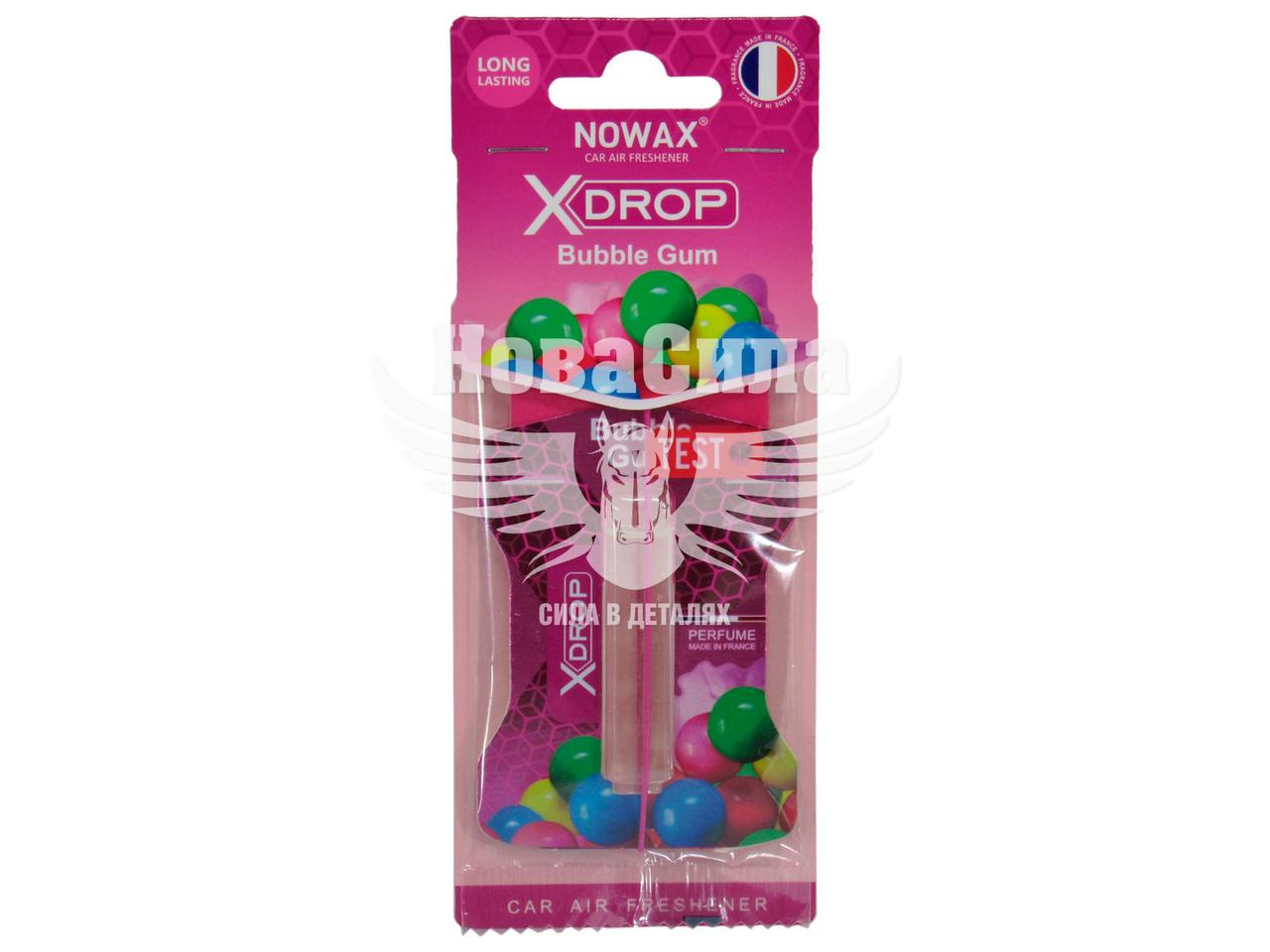 Ароматизатор (Nowax) X Drop Bubble Gum (рідкий картка) 5мл. NX00052 - фото 1 - id-p2102491079