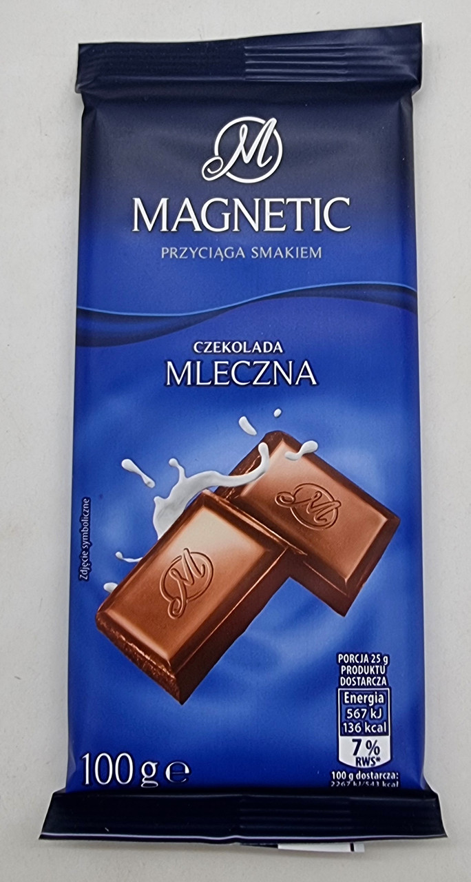 Молочний шоколад Magnetic 100 г Польща