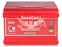 АКБ 74-А/Ч (Red Horse) Professional (R+) 720A (278х175х190 мм.)