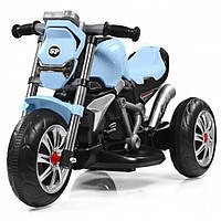 Детский электромотоцикл SPOKO M-3196 голубой