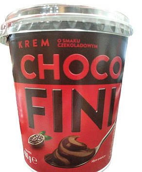 Шоколадна паста Choco Fini 400g p з какао